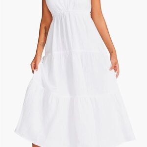 Steve Madden Elegant White Maxi Dress